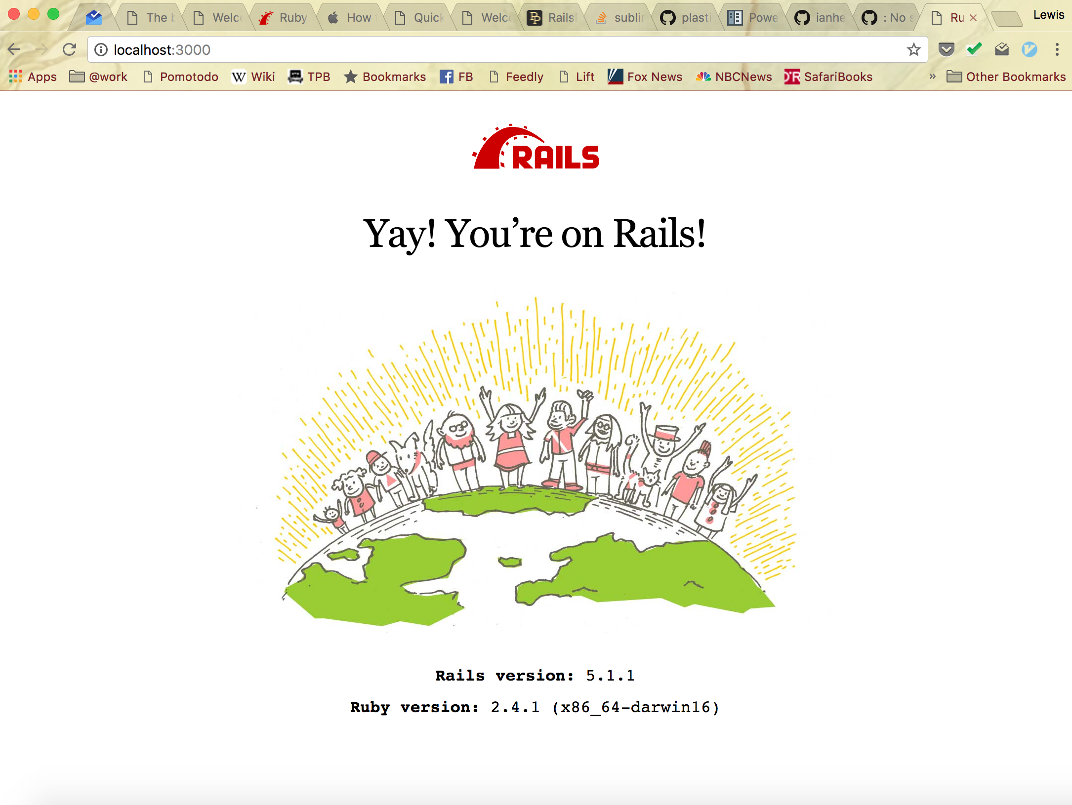 rails welcome
